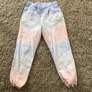 Tie dye sweat pants